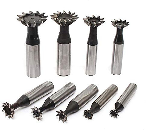 Zylinderschaft Zweischneidiger Schwalbenschwanzschlitzfräser Schaftfräser Winkelfräser HSS - 25mm*45°