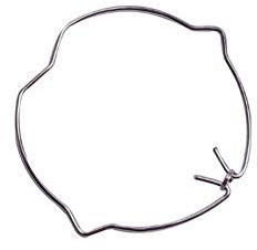 Wnuanjun 1pc MR11 Lampe Spring Spring Clips, Lampe Retening Spring Clip Bague MR11 GU4 Basse Tension Spot Spot Downlight 35mm (Taille : 20pcs Order)