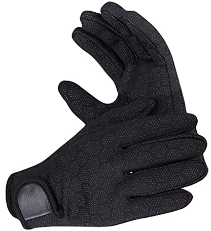 Tauchhandschuhe 1,5 Mm Thermal Finger Handschuh Neoprenanzug Surf Tauchhandschuhe, Schwarz, XL
