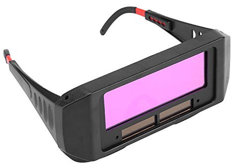 Schweißerbrille 1 Paar Solar, Sichere Schutzbrille Brille Schweißer Augenschutz Dunkel Autoverdunkelung Schweißerbrille Helm Schwarz Dunkler Farbton 9-13 Heller Farbton