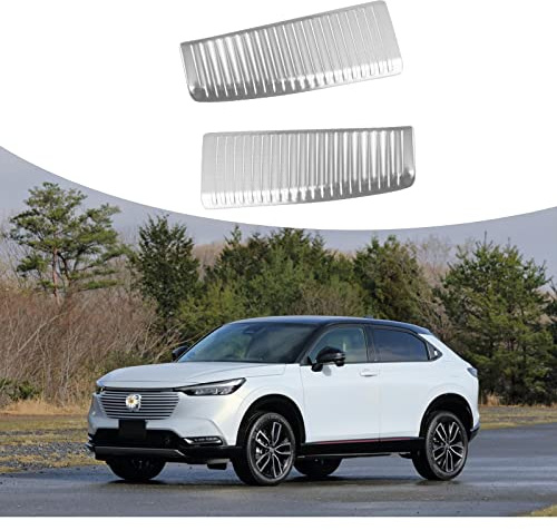 BIXUAN Protector de Borde de Carga de Acero Inoxidable Compatible con Honda HR-V 2022 HRV Accesorios para Coche, decoración, protección para Parachoques, protección para Maletero (Plata)