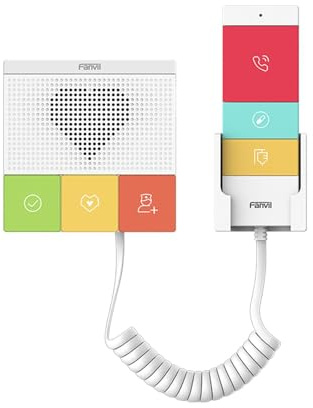 Fanvil Y501-Y SIP Healthcare Intercom IP54, PoE, HD Audio, 6 antibakterielle programmierbare Tasten