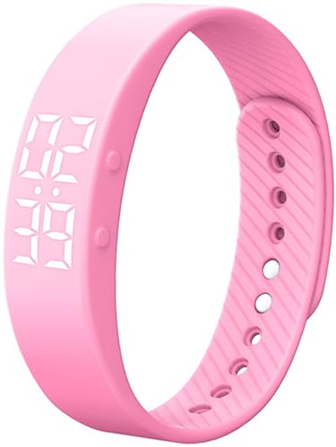 findtime Orologio fitness da uomo e donna, contapassi digitale, senza app e cellulare, orologio da corsa, calorie, distanza fitness, orologio da polso sportivo, orologio digitale, cronometro fitness