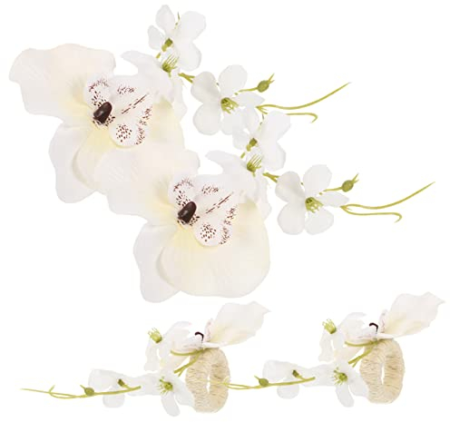 Serviettenschnalle, 4 Stück, Serviettenschnalle, romantische Blumen-Serviettenhalter, eleganter Stil, Serviettenringe, Tischdekoration, Serviettendekoration, Heimdekoration, Serviettenzubehör