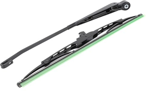 Windshield Wiper Arm Blade Kit, Windscreen Wiper Arm and Blade Kit, Fit for Tractor Fishing Boat ATV UTV, Efficiently Wipes Rain