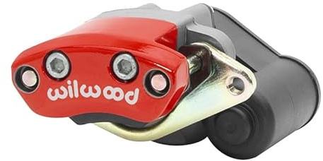 Wilwood 120-16981-RD EPB Electronic Parking Brake Caliper, Left-Hand, Red, 0.438 - 0.625 Disc
