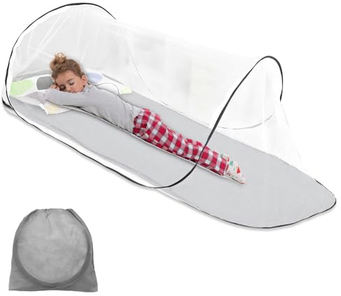 Faltbares Moskitonetz 200x80x56cm - Anti-Mücken, Reise Moskitonetz Bett Pop Up, Ortable Home Feinmaschiges Bett, Tragbares Campingzelt Für Schlafzimmer Outdoor Camping (Schwarz)
