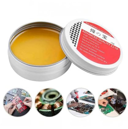 Professional Soldering Paste With 10g Flux For Mobiles&Appliances&Computers,Solder Flux,Flux Soldering Paste,Solder Paste,Soldering Flux,No-Clean Solder Grease Ideal For Welding & Mechanic Maintenance