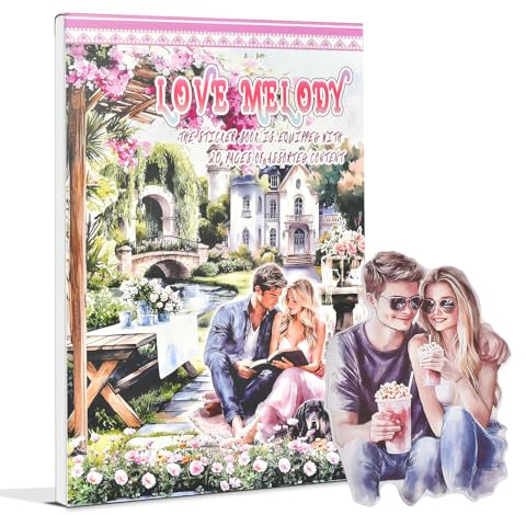 Snylcce Love Oath tema klistermärke scrapbooking tillbehör för skräppjournal, 20 ark PET-klistermärken – vintage journalföring klistermärken, Ephemera klistermärke bok förklippt, skräp journal
