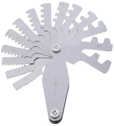 Herramienta de medición de tornillo para medición industrial, escala transparente, calibre de tornillo de 30 grados, calibre de rosca T, amplia aplicación