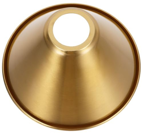 Cabilock Pantalla Estilo Delicado y Simple de Lámpara de Mesa de Hierro Dorado y Diámetro 4.2 Cm Compatible Casquillo E27 para Decoración del Dormitorio