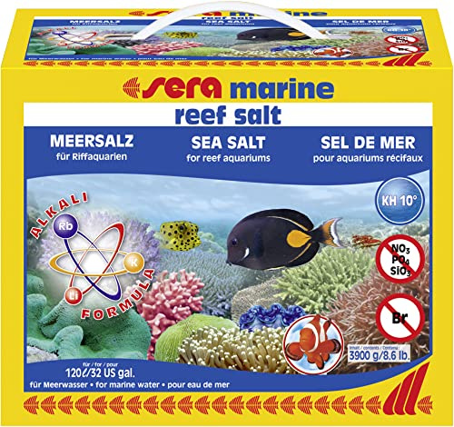 sera marin Reef Salt 3.900 g | Naturnahes Salz für Korallen & Wirbellose | Hochwertige Einzelkomponenten für perfekte Wasserqualität