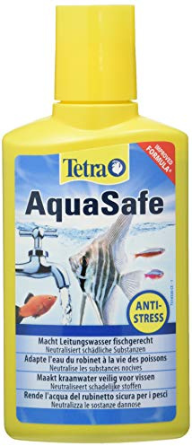 Tetra AquaSafe para Agua de Acuario Natural y Apta para Peces, Neutraliza las Sustancias Nocivas del Agua del Grifo, Botella de 250 ml | Para un agua de acuario natural y segura para los peces | Neutraliza las sustancias nocivas en el agua del grifo