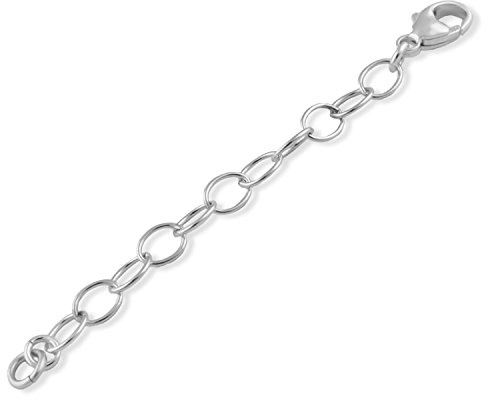Nostrand Sterling Silver 5mm Necklace Extender Chain 2, 3, 4, 5, 6 (5)