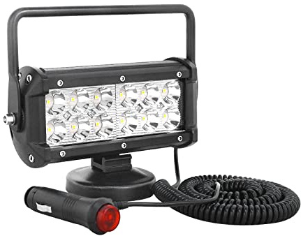 Willpower Led Arbeitsscheinwerfer Bar mit magnetfuß 7 Zoll 18cm 36W Led Scheinwerfer 12V 24V Wasserdicht Spot Zusatzscheinwerfer Rückfahrscheinwerfer für Offroad Auto Traktor Boot LKW 4x4
