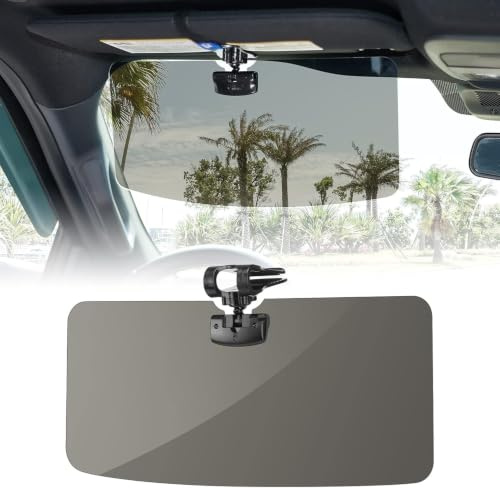JOYTUTUS Auto Sonnenblende Verlängerung, Frontscheibe-Sonnenschutz, Blend- und UV-Strahlenschutz, Polarisierte Sonnenblende für Auto, SUV, LKW usw. (Mit EU-patentiertes Design)