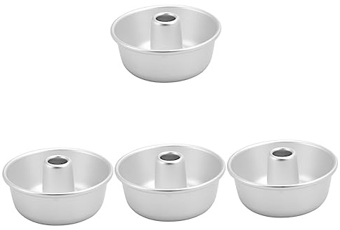 4pcs Donut Pan for Baking, Aluminum Alloy Donut Mold Cake Pan Doughnut Cake Mould Bakery Baking Tools Bakeware for baking muffins, cupcakes