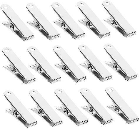 HAPINARY Pince Crocodile Métallique Miniature 20 Pièces Clips À Ressort Pratiques Pour Bricolage Électricité Et Artisanat - Idéal Pour Fils Peinture Rideaux