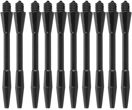 Topyond 100PCS Dart Nylon Shafts, 50mm Sturdy Dart Shafts, Plastic PP Nylon Dart Shafts, Indoor Sports Accessories, Replacement Plastic Dart Shaft