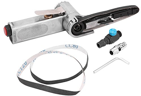 Lijadora Neumática De Banda De Aire, Lijadora De Banda Pequeña De 10 Mm, Máquina Pulidora Herramienta Para Pulido De Metales De Aluminio, Hierro Y Acero