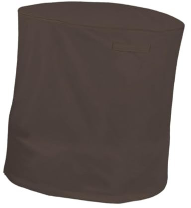 Ronyme Wood Chipper Shredder Mulcher Cover, Protective Cover Rain Snow Protection Leaf Mulcher Cover Waterproof for Outdoor Garden, Coffee