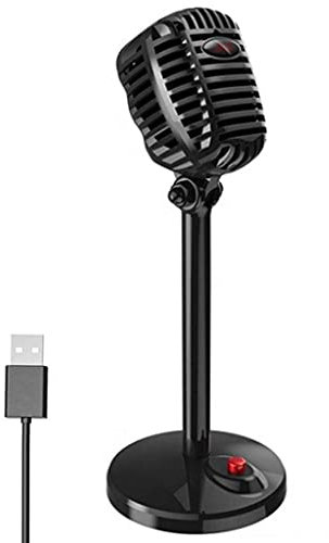 Micro de Bureau, condensateur d'ordinateur Portable/PC, Plug Play pour Skype, Enregistrement, Jeu, Podium, conférence judiciaire, dictée, USB
