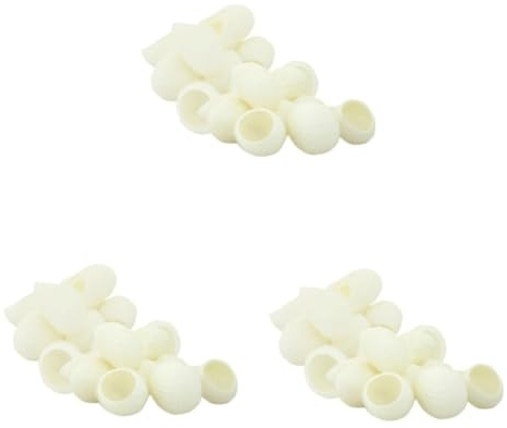 HAPINARY 3 Sets Gesichtsreinigung Gesichtspeeling Peeling Naturseide Schönheitspflege Reinigung Seide Mitesser Entfernung 200 Stück * 3