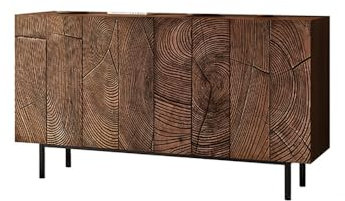 NEBE Zapatero Entrada Recibidor Mesa de Almacenamiento Entrada para Hogar 120 cm Color Nogal, Mueble Vintage Apto para Vestíbulo, Pasillo, Dormitorio etc Mueble Zapatero(160x40x90cm)