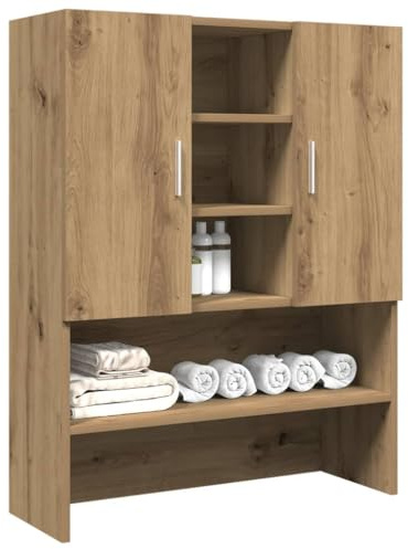 Générique Meuble pour Machine à Laver chêne Artisanal 70,5x25,5x90 cm,Accessoires pour Lave-Linge & sèche-Linge,856638