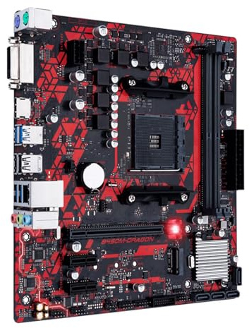 Carte mère Carte mère Fit for ASUS B450M Dragon B450 AM4 DDR4 M.2 mATX USB 3. DVI HDMI