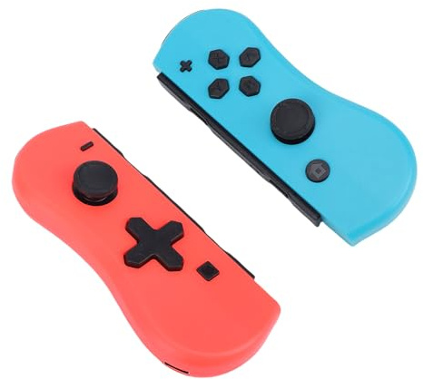 Zhjvihx Controller di Gioco Wireless, Pulsanti 4 Livelli di Vibrazione Regolabili Controllo del Movimento Giroscopico a 6 Assi, con Connessione Cablata Batteria Ricaricabile, per Lite
