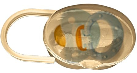 Custodia trasparente porta ciuccio - Contenitore antipolvere per succhietto per, scatola protettiva multifunzionale per capezzoli per bambini, custodia portatile per protezione per bambini