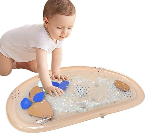 Magelek Vattenunderlag Vattensensor Lekmatta För Barn Leksaker | Utvecklingsaktivitetsleksaker för användning på golv, i säng, hemma, på stranden, under påsk, vid spjälsäng och i