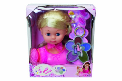 Simba 105564348 - Steffi Love Girls, 25 cm- Testa per acconciatura, completa di accessori