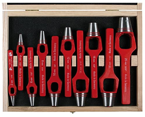 SW-Stahl Henkellocheisensatz in Holzkassette 2-20 mm, 95070L