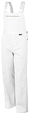 Qualitex Latzhose BW 320 g - Unisex Arbeitshose 'Favorit' - strapazierfähiger Blaumann für Männer und Frauen