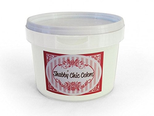 shabbychiccolors - CHALK PAINT (PITTURA A GESSO) SHABBY AD ALTISSIMA COPERTURA – BIANCO PASTELLO 02-500 ML