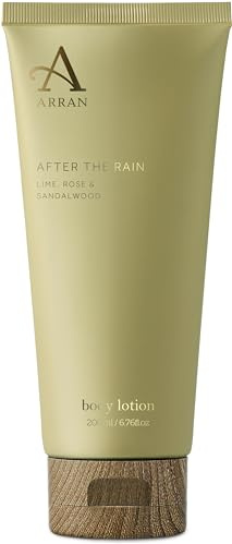 Arran Sense of Scotland After the Rain Body Lotion (200ml) with Rose, Musk, Floral Citrus, and Soft Woods for Fresh and Gentle Hydration