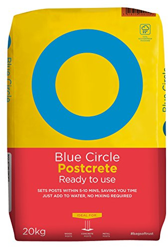 Blue Circle Ready to Use Postcrete 20kg Ready-to-Use Post Fixing Product - Just Add to Water