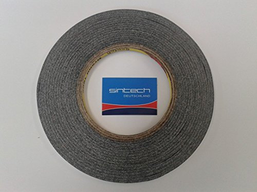 Sintech Noir du Ruban adhésif Double Face sur Le Rouleau, Largeur 5mm, 50m.