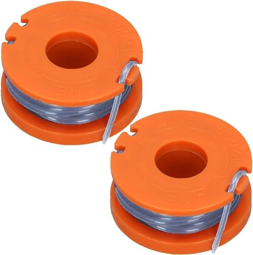 SPARES2GO 2.5m Line & Spool for MacAllister MGTP18Li Strimmer Trimmer (Pack of 2 Spools)