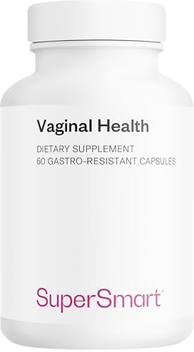Vaginal hälsa – Prebiotisk och Probiotisk – Intimhygien – SuperSmart | Flora – Med Lactobacillus Acidophilus – Utan GMO och glutenfri – 60 kapslar