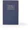 Nedis Coffre-fort en forme de livre avec serrure à clé, design dictionnaire compact, capacité de 1,6 l, 22,8 x 14,7 x 4,8 cm, construction en acier roulé, avec 2 clés de rechange