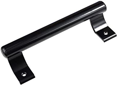 KAFENDA 200 mm Schiebetürgriff aus Aluminiumlegierung Balkonglastürgriff Badezimmerschrank Türgriff Aufbewahrungstür Gartentürgriff Schranktürgriff moderner Metallgriff (Schwarz)