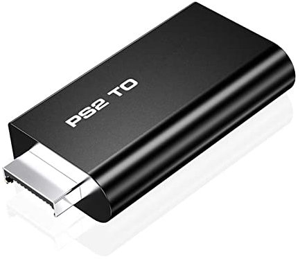 pour Adaptateur de Convertisseur PS2 vers HDMI, pour Convertisseur Vidéo PS2 vers HDMI avec Sortie 3,5 Mm pour Téléviseurs HD Moniteurs Projecteurs