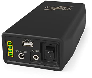 AFTERTECH Power Bank Batterie au lithium Life 4 12 V 6 500 mAh 80 wh + sortie 9 V et USB H1B3