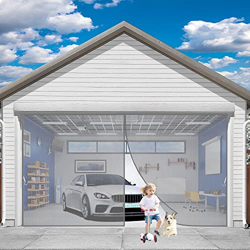 Fliegengitter Insektenschutz, 210 x 180 cm Fenster Rollo Insektenschutzrollo Ohne Bohren Kinderleichte Klebemontage(Grau)