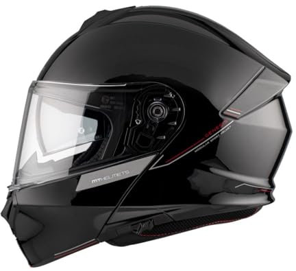 MT Helmets Genesis SV – Casco Moto Modular con Visor Solar Retráctil, Calota HIRP, Pantalla Antivaho y Preparado para Intercomunicador | Homologado ECE 22.06 & Dot