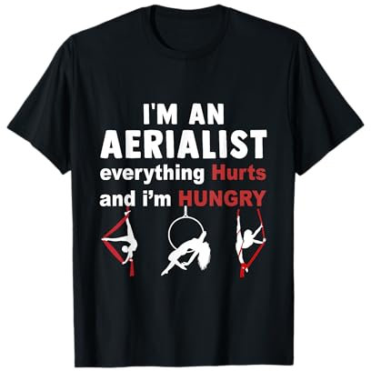 Ich bin ein Aerialist Yogi Dancer Aerial Hoop Lover T-Shirt