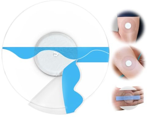 QaZanteiar Patch Capteur Freestyle Libre 2, 40 Pièces Transparent, Durable, Fixation Pour Capteurs Freestyle Libre, Non Irritant Patch Freestyle Libre 2, Idéal pour le Sport, Natation et au Quotidien